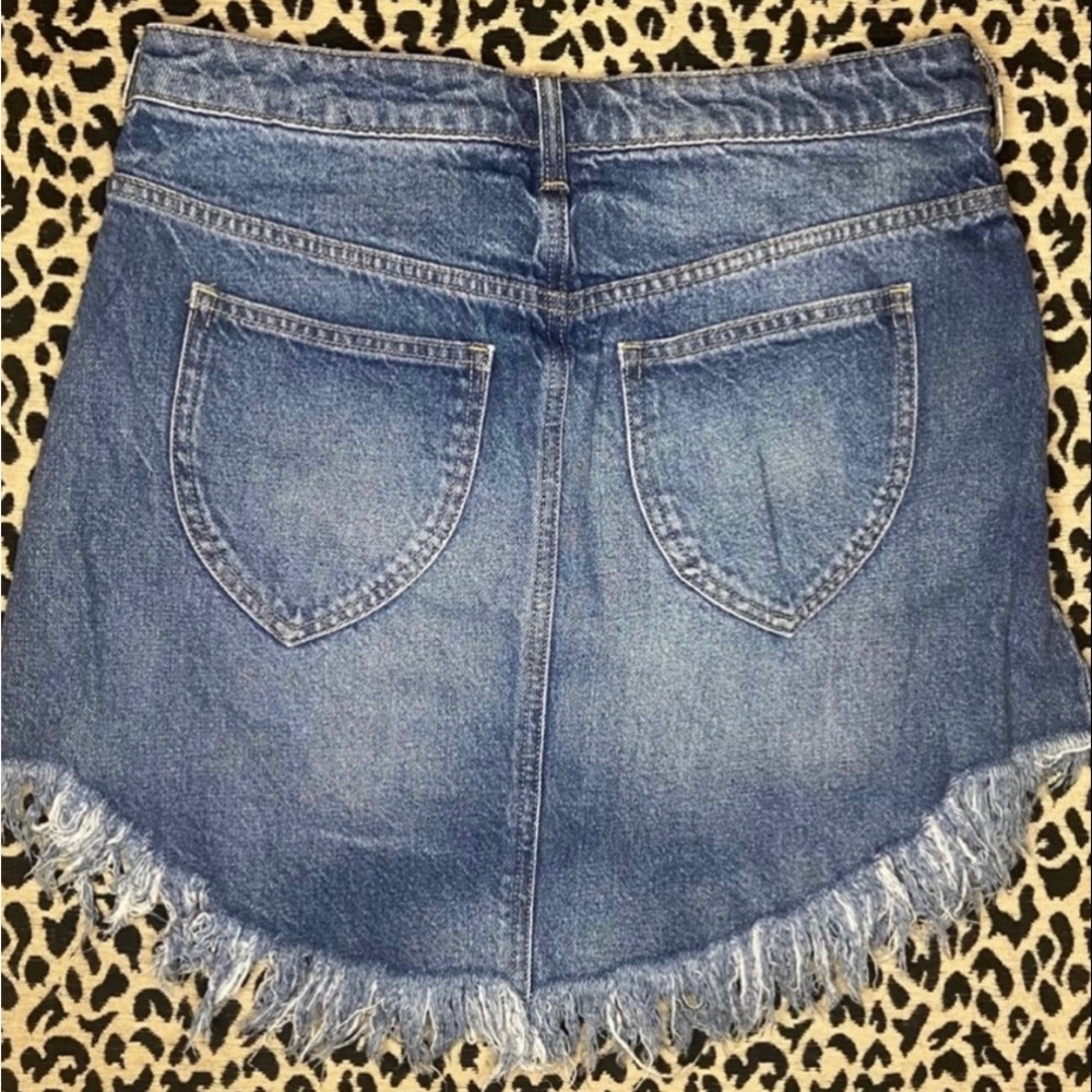 Free People Bailey Demin Mini Skirt - Picture 5 of 8